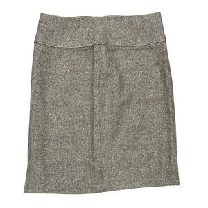Badgley Mischka Wool and Alpaca Blend Skirt